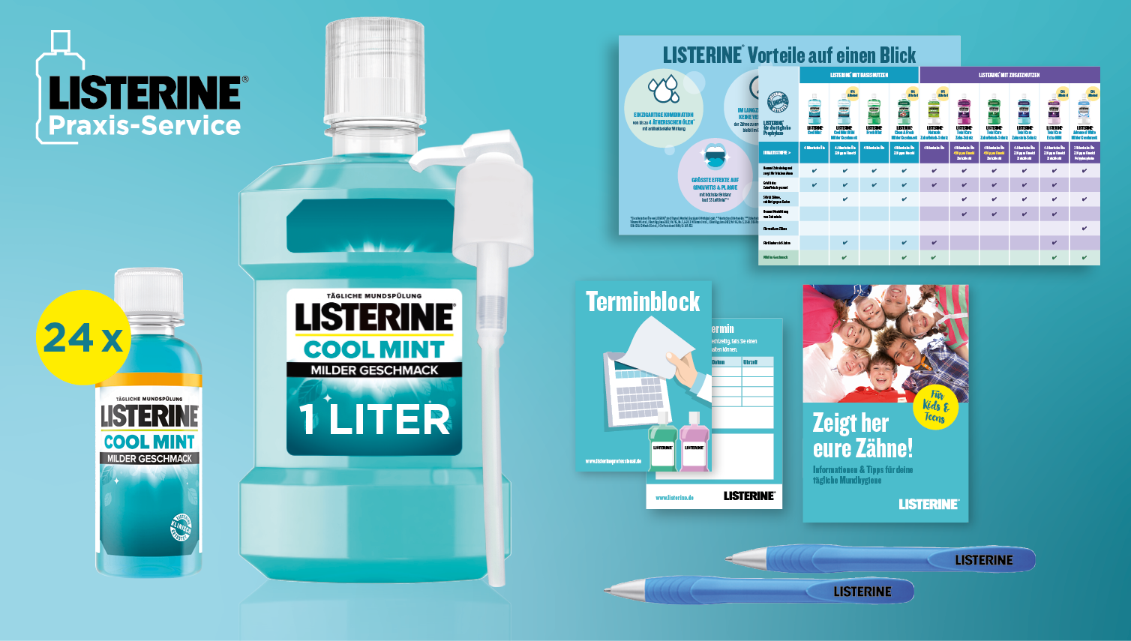 Listerine Materialbild